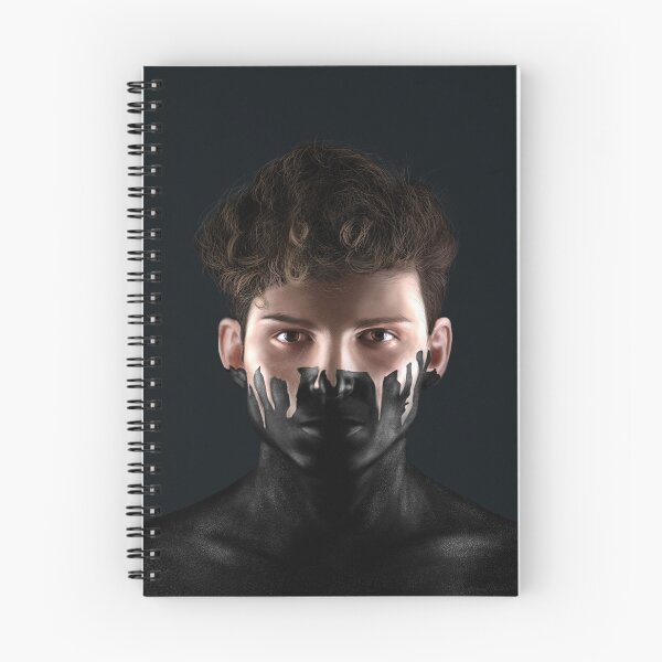 Item preview, Gold Melt and Charcoal Creative Realistic Portrait designed and sold by CrossVersion.