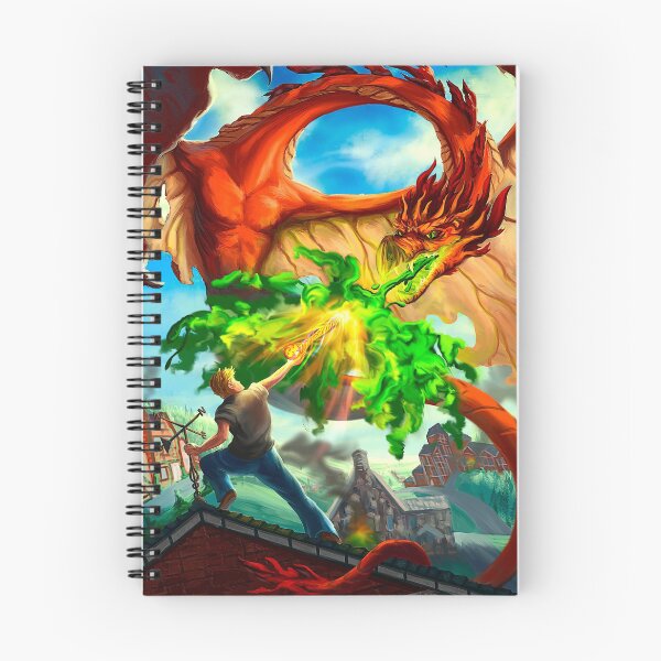 Item preview, Acid Spitting Wyvern Rooftop Dragon Mage Battle designed and sold by Andrew Gaia.
