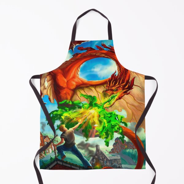 Item preview, Acid Spitting Wyvern Rooftop Dragon Mage Battle designed and sold by Andrew Gaia.