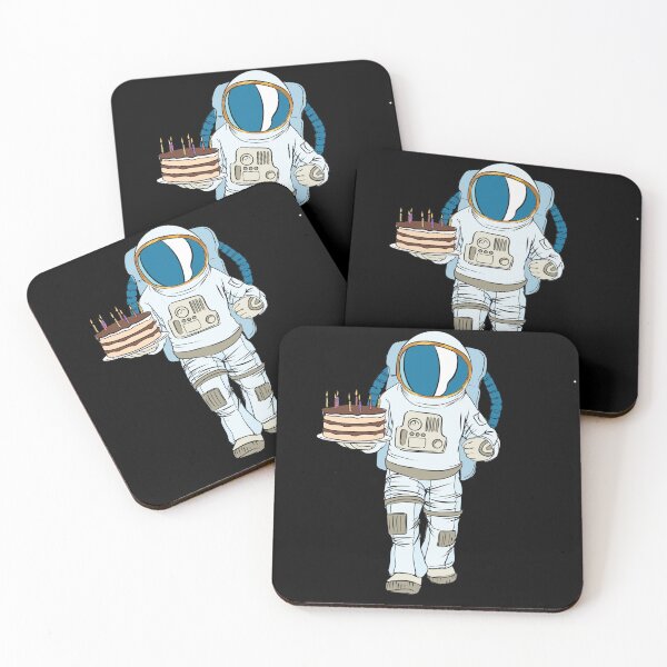 Item preview, Astronaut Holding Birthday cake  designed and sold by lewisRv.
