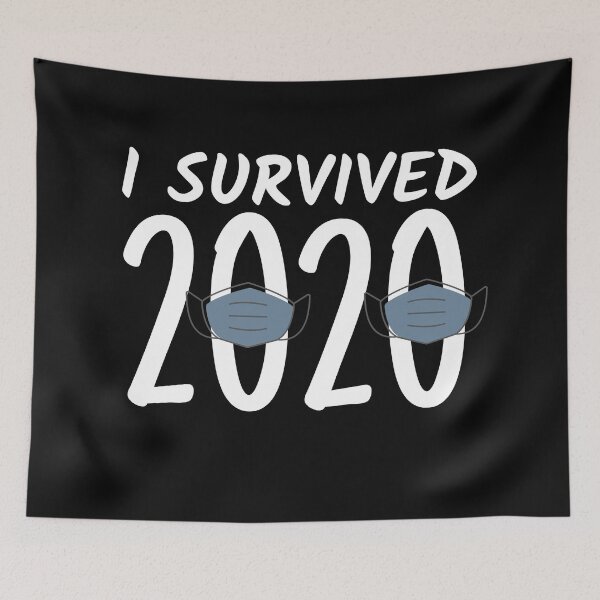 Item preview, I Survived 2020 Shirt, I Survived 2020 Shirt, I Survived 2020 Hoodie, Survived T-Shirt, Funny 2020 mask, Christmas Gift, Funny Family Gift,Laptop Skins, scraf, mobile cases, face masks designed and sold by kenganalashish.