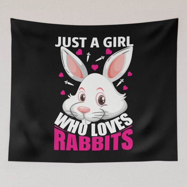 Item preview, Just A Girl Who Loves Rabbits exciting adorable designed and sold by Joxxio.