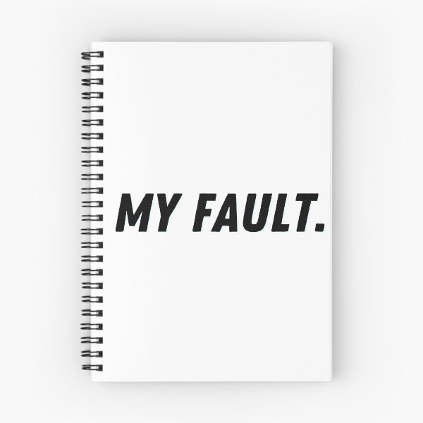 Item preview, My fault. designed and sold by ExploreStore.