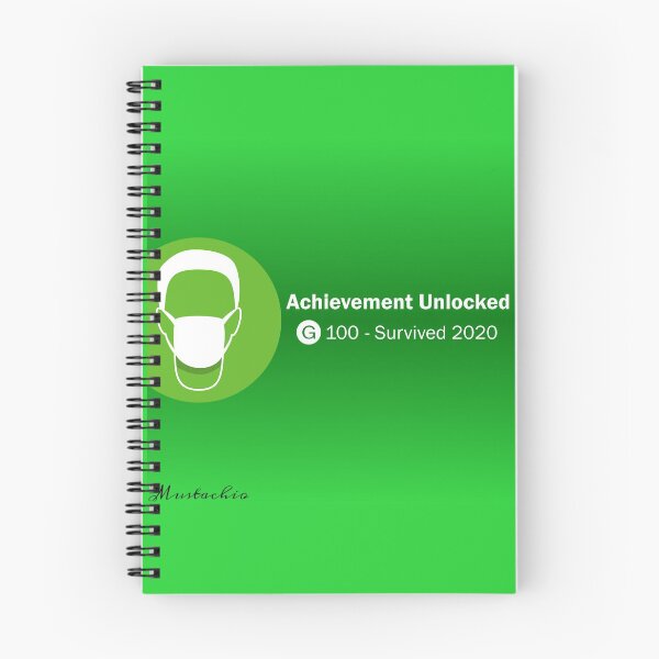 Item preview, Achievement Unlocked: Survived 2020 designed and sold by Mustachio-Draws.