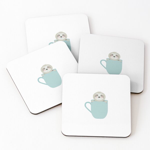 Artikelvorschau, CUTE FAULTIER KAFFEE, SLOFFEE, WECKKAFFEE, FAULTIER, KAFFEE, Teetasse, Teetasse Faultier entworfen und verkauft von Terevela.