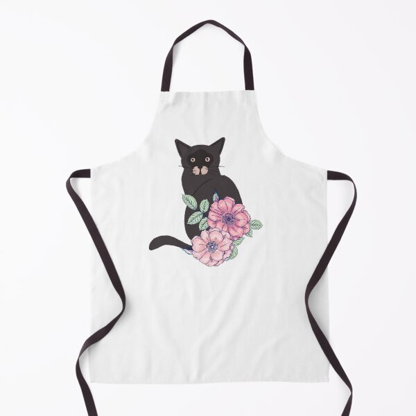 Item preview, Why are you looking at my Cat - Pink Flowers designed and sold by BohoMoon.