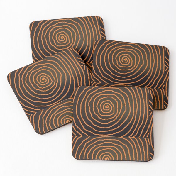 Item preview, Swirl ORANGE designed and sold by fluffystuffyness.