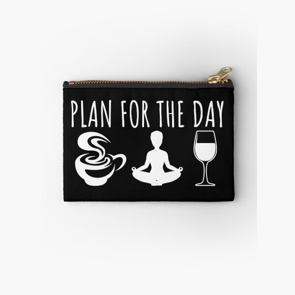 Item preview,  Plan For The Day,Yoga Meditation,Coffee Yoga Wine,Coffee lover gift,Yoga,Wine Lover,Laptop Skins, scraf, mobile cases, face masks designed and sold by kenganalashish.