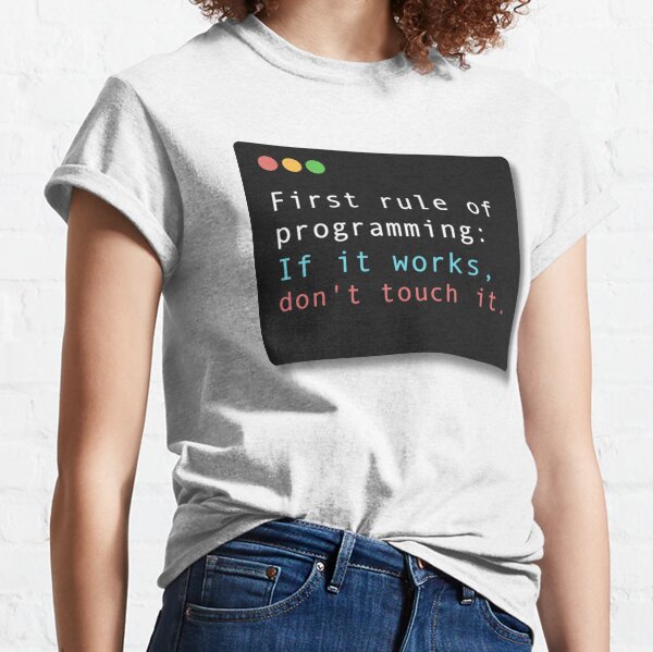 Item preview, First Rule of Programming designed and sold by Justina Designs.