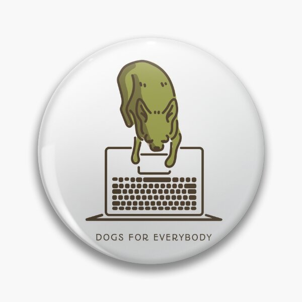 Item preview, Dogs For Everybody on the Computer designed and sold by Graykat.