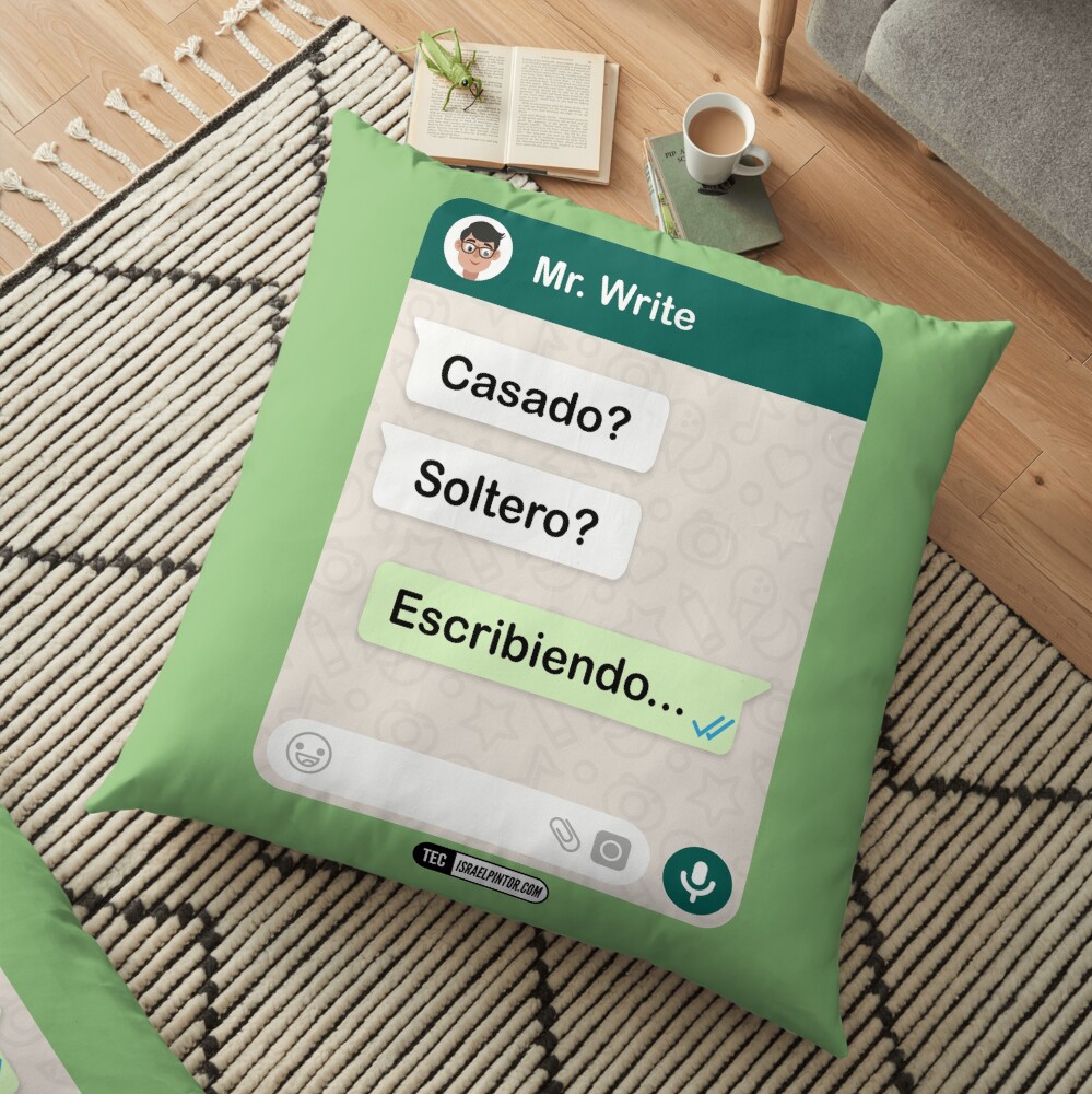 Casado? Soltero? Escribiendo... Para hombres gay Cojines de suelo