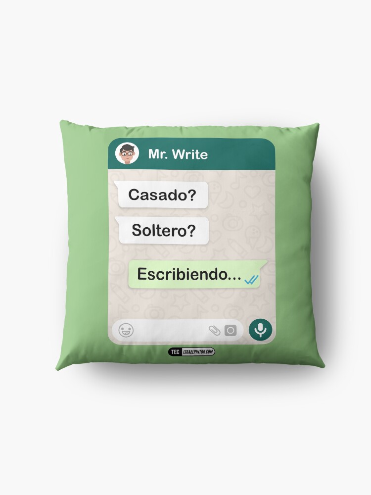 Vista alternativa de Cojines de suelo Casado? Soltero? Escribiendo... Para hombres gay