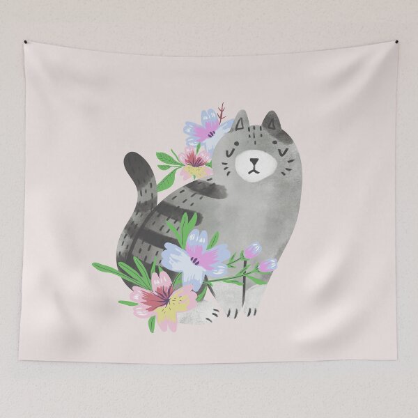 Item preview, Why are you looking at my Cat - Grey  designed and sold by BohoMoon.