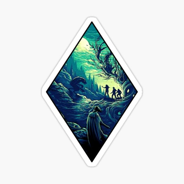 Magic Diamond Golden Trio and Beasts Sticker