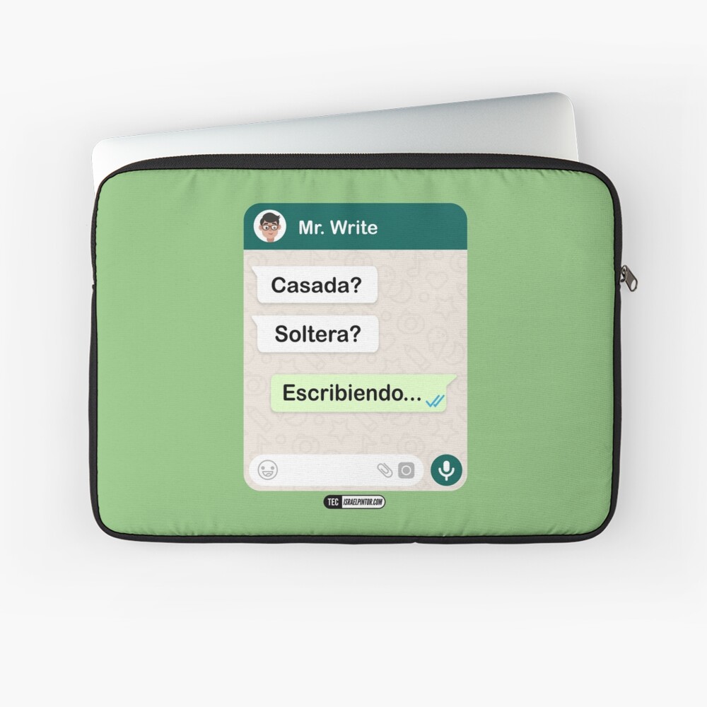 Casada? Soltera? Escribiendo... Para mujeres hetero Funda para portátil