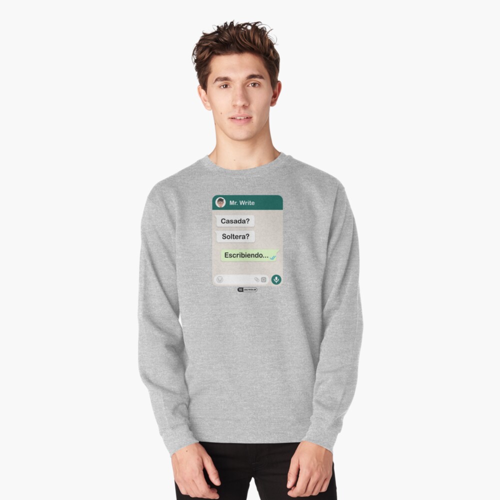 Casada? Soltera? Escribiendo... Para mujeres hetero Sudadera sin capucha