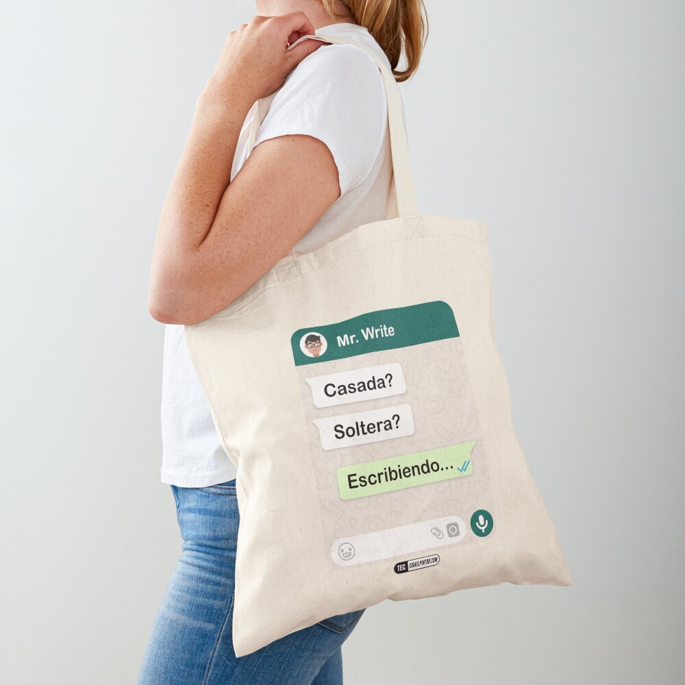 Casada? Soltera? Escribiendo... Para mujeres hetero Bolsa de tela