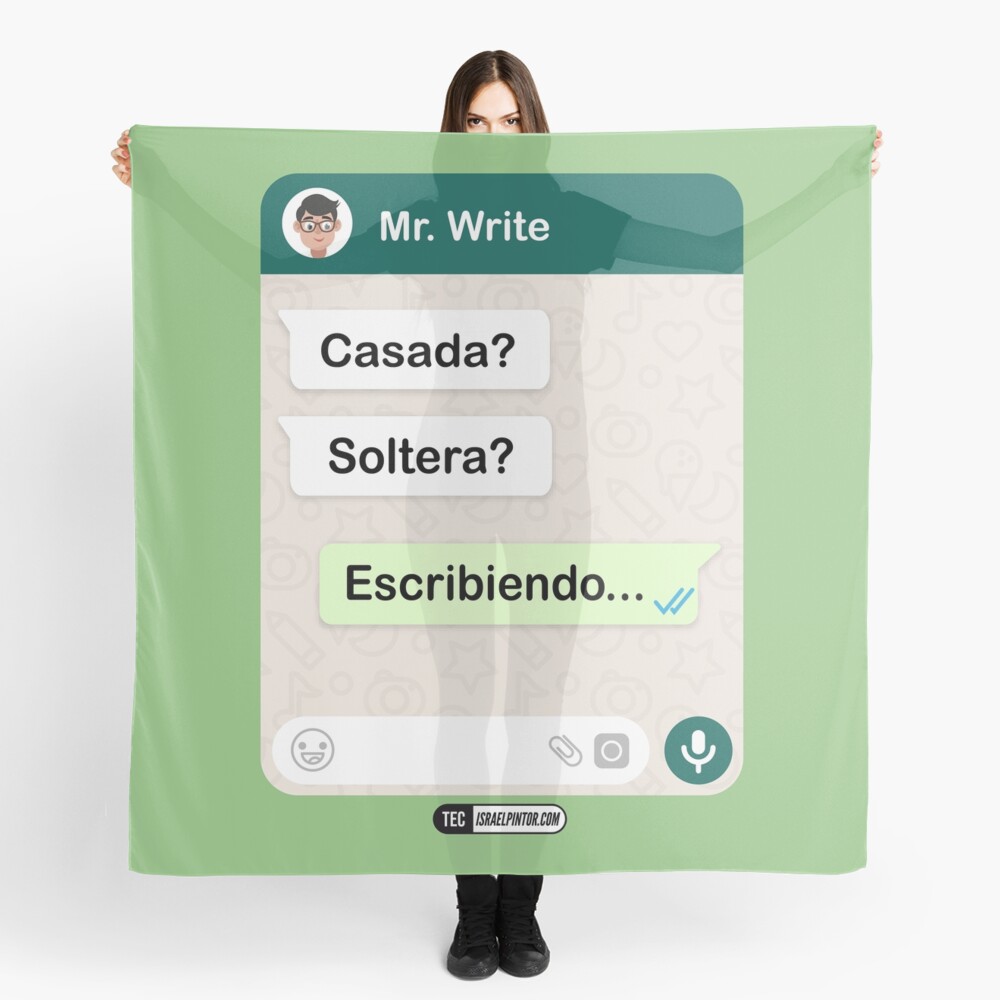 Casada? Soltera? Escribiendo... Para mujeres hetero Pañuelo