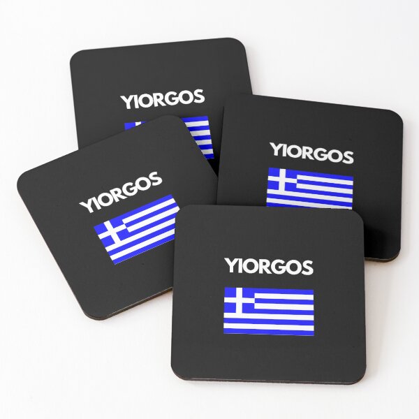 Item preview, Yiorgos Greek Name with Greek Flag Design designed and sold by TheGreekGuy.