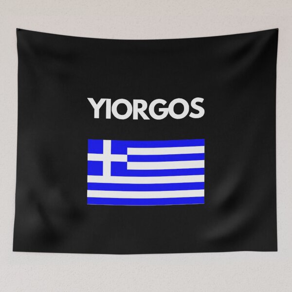 Item preview, Yiorgos Greek Name with Greek Flag Design designed and sold by TheGreekGuy.