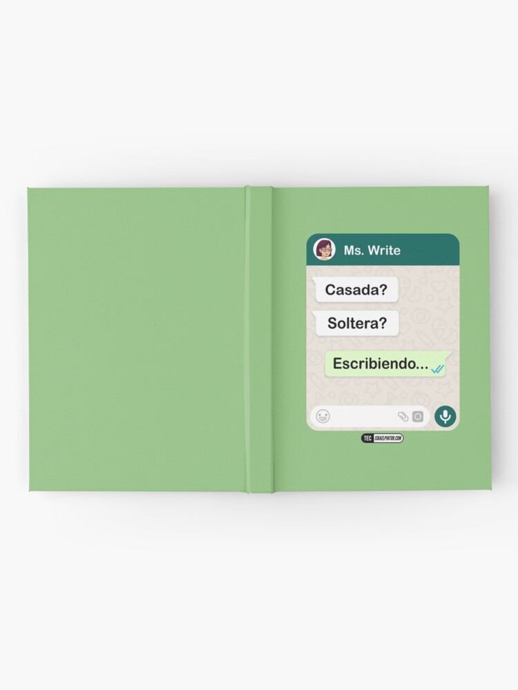 Vista alternativa de Cuaderno de tapa dura Casada? Soltera? Escribiendo... Para mujeres lesbianas