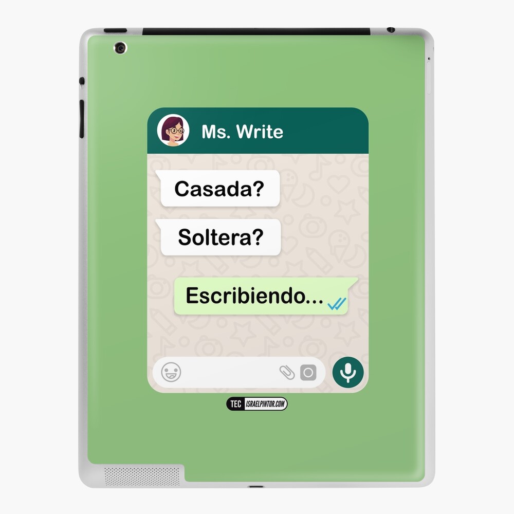 Casada? Soltera? Escribiendo... Para mujeres lesbianas Funda y vinilo para iPad