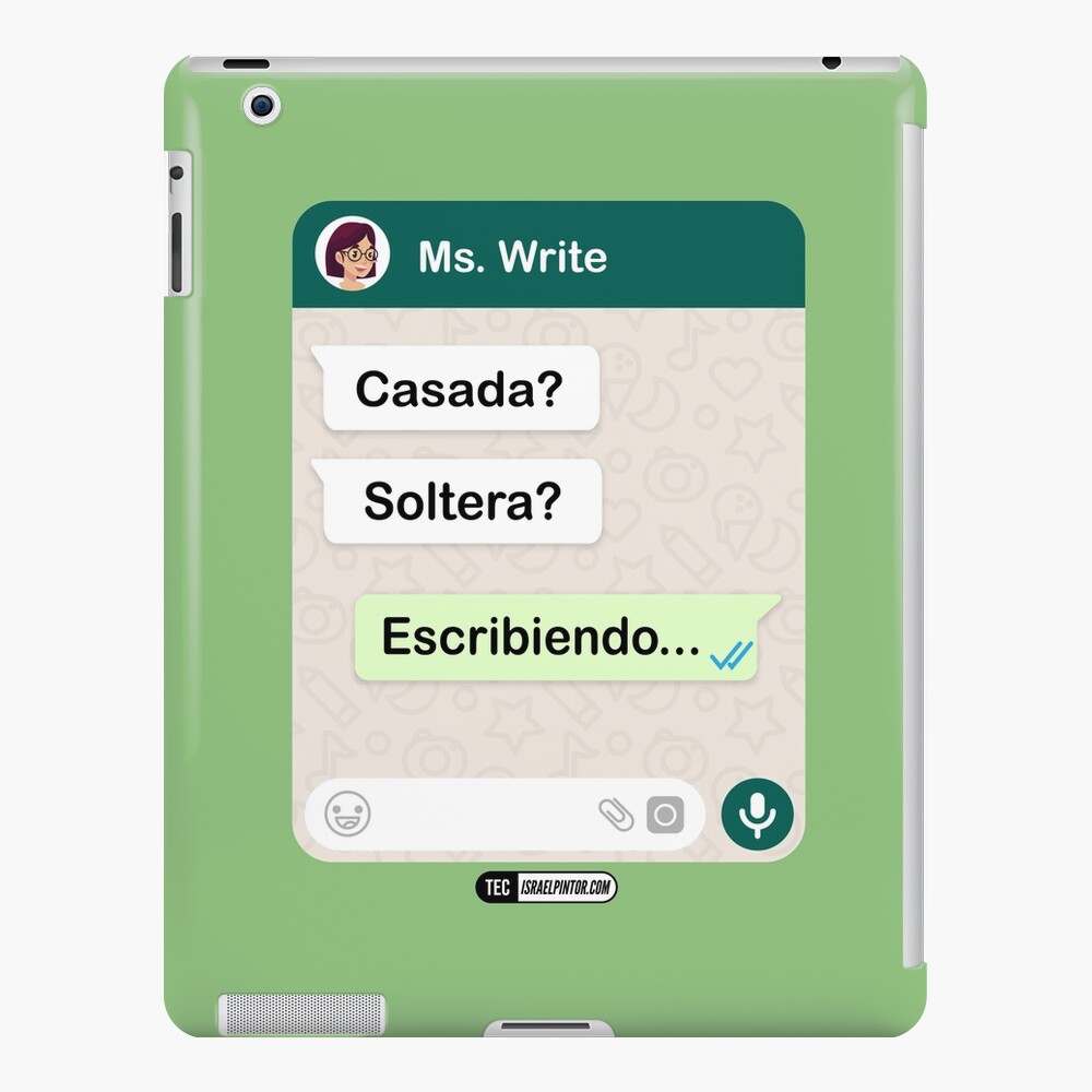 Casada? Soltera? Escribiendo... Para mujeres lesbianas Funda y vinilo para iPad