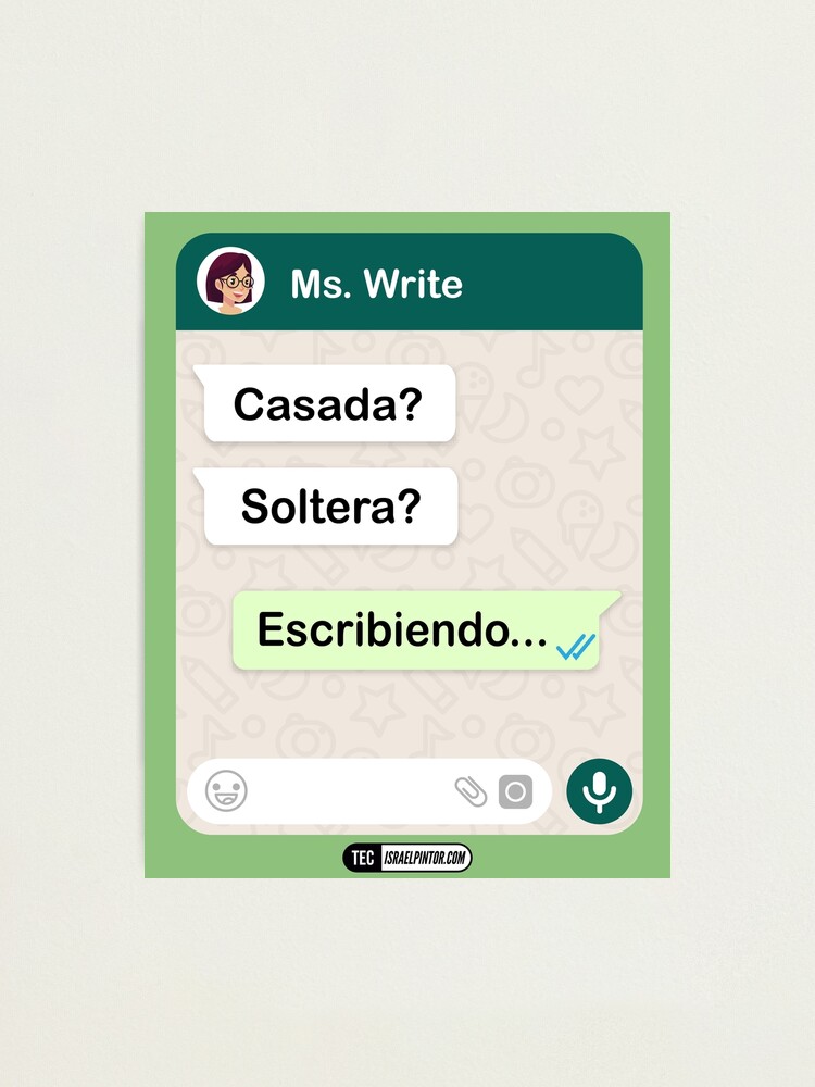 Vista alternativa de Lámina fotográfica Casada? Soltera? Escribiendo... Para mujeres lesbianas