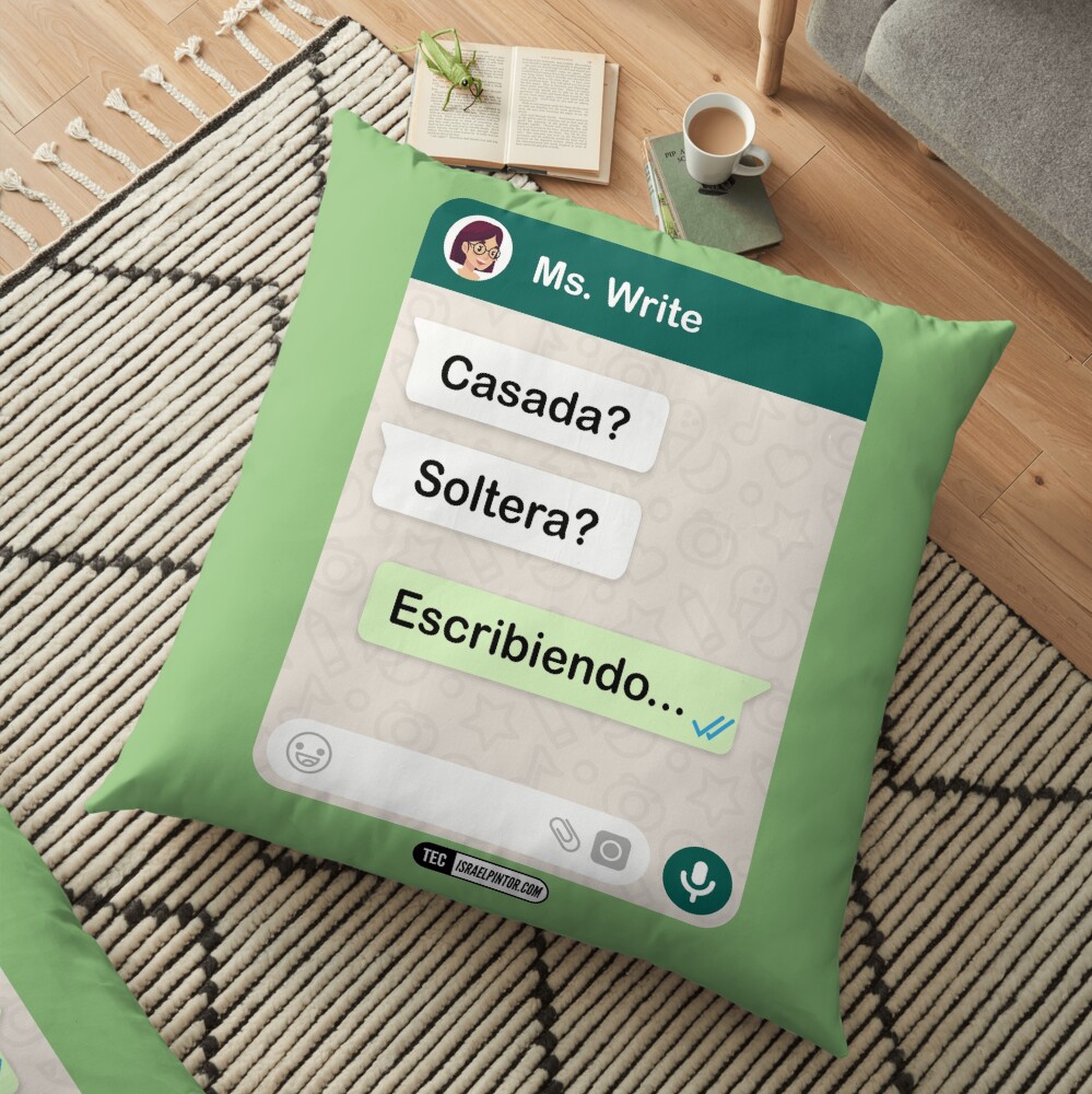 Casada? Soltera? Escribiendo... Para mujeres lesbianas Cojines de suelo