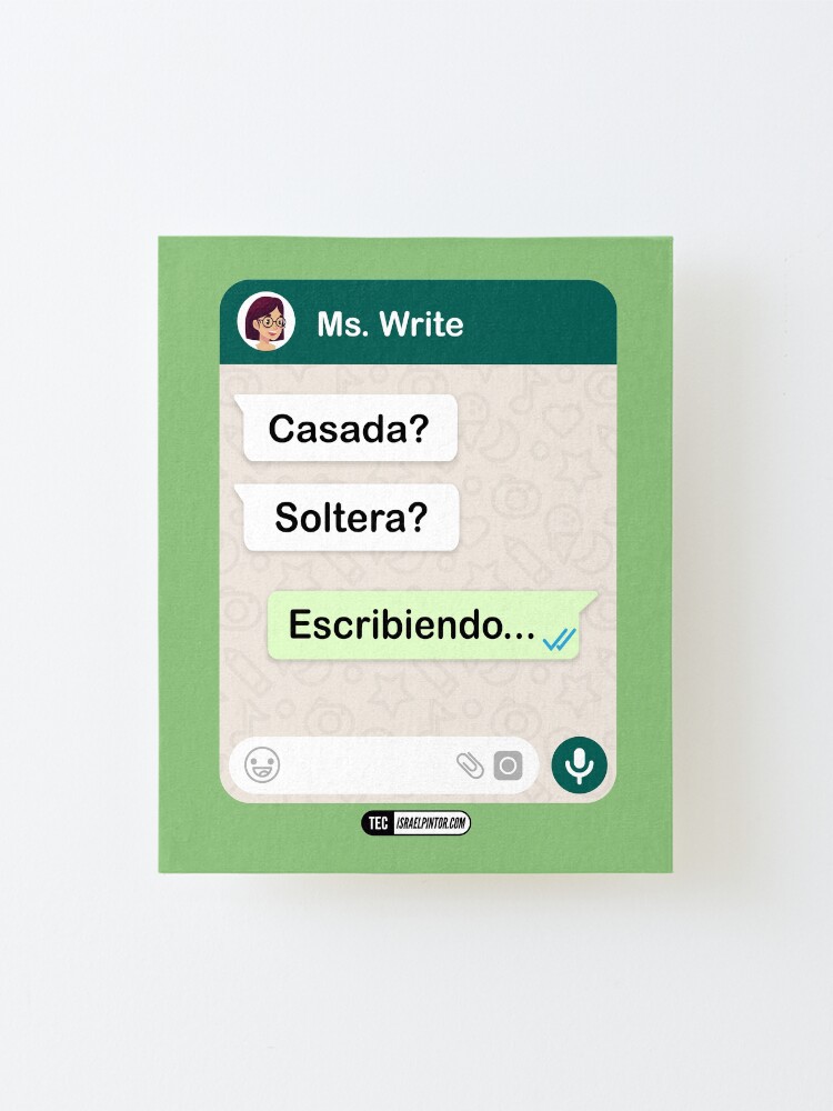 Vista alternativa de Lámina montada Casada? Soltera? Escribiendo... Para mujeres lesbianas