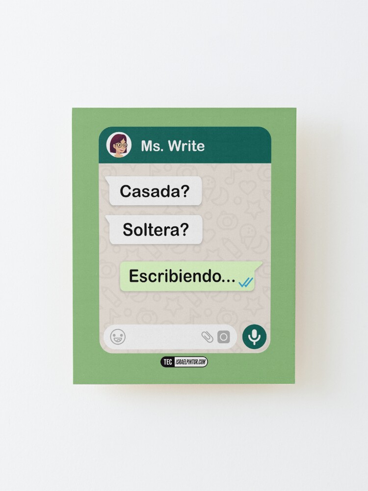 Vista alternativa de Lámina montada Casada? Soltera? Escribiendo... Para mujeres lesbianas