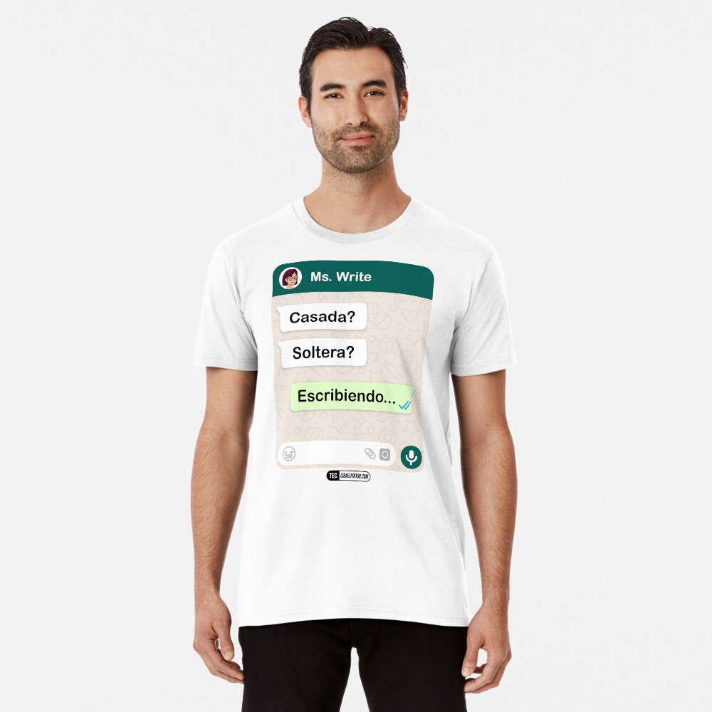 Casada? Soltera? Escribiendo... Para mujeres lesbianas Camiseta premium