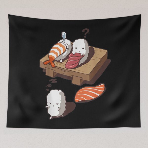 Item preview, Divertida camiseta japonesa de sonambulismo Nigiri Sushi designed and sold by Trendy Shirt.