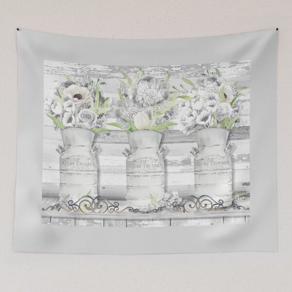 Item preview, Rustic Wood and Flowers B designed and sold by Jean Plout.