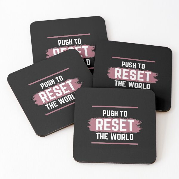 Item preview, Push To Reset The World designed and sold by Bend-The-Trendd.