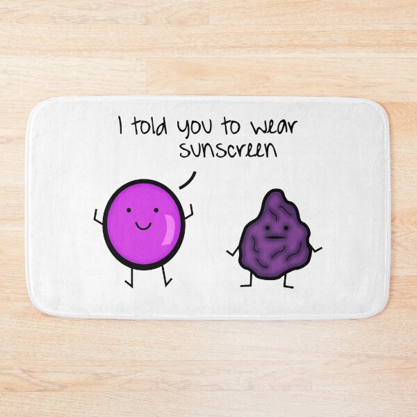 Item preview, Grape & sunscreen designed and sold by GoodSkinDesigns.