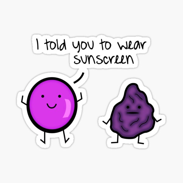 Item preview, Grape & sunscreen designed and sold by GoodSkinDesigns.