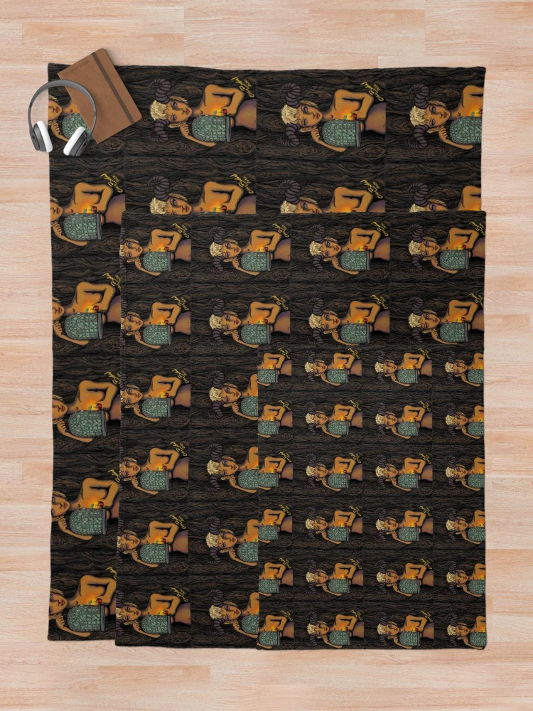 Thumbnail 5 of 6, Throw Blanket, Greed designed and sold by Rabbitfool.
