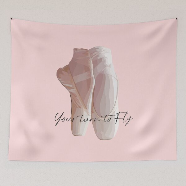 Item preview, Ballet pumps with the quote 'Your turn to Fly' designed and sold by Tana-B.