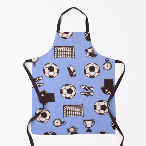 Item preview, Cotton fabric, printed football pattern designed and sold by jwebmarket.