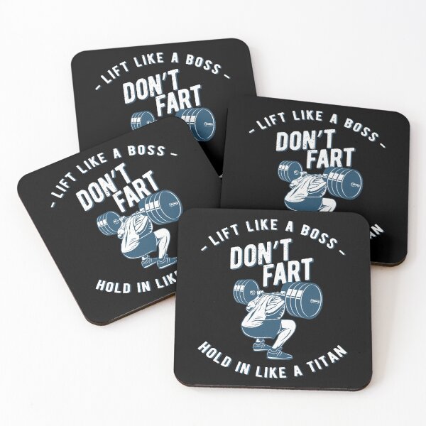 Item preview, Don't Fart, Lift Like A Boss Hold In Like A Titan, funny gym designed and sold by emmjott.