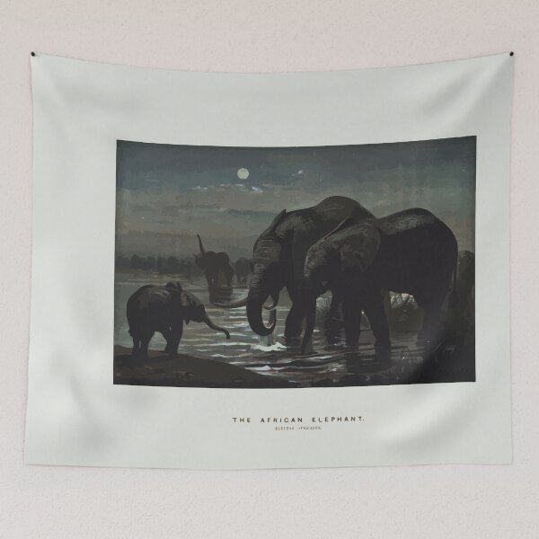 Item preview, Zoological sketches by Joseph Wolf 1861 to 1867 074 The African Elephant designed and sold by WetdryvacRB01.