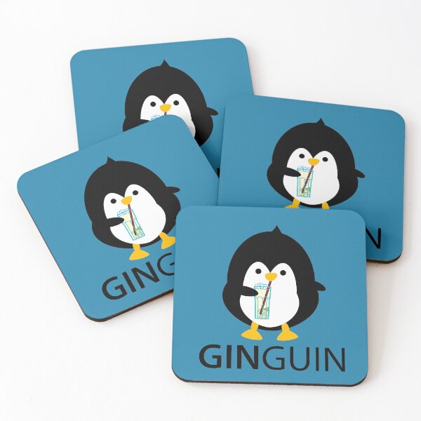 Item preview, Penguin with gin designed and sold by spontania.