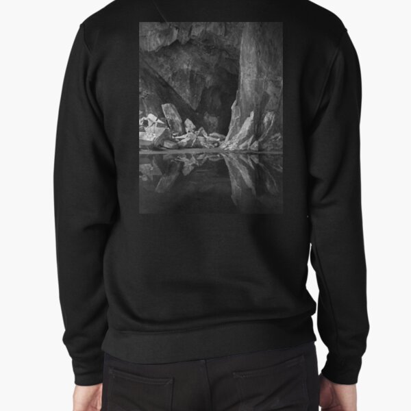 The Black Pool. Cathedral Cave, Little Langdale. English Lake District Pullover Sweatshirt