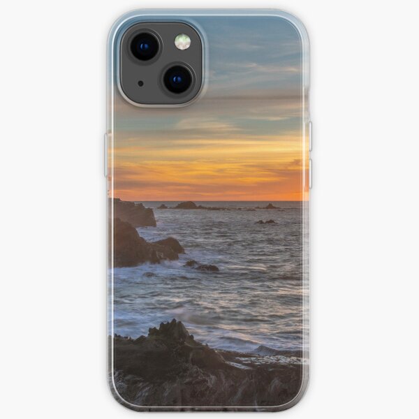 Winter Sunset at Shore Acres iPhone Soft Case