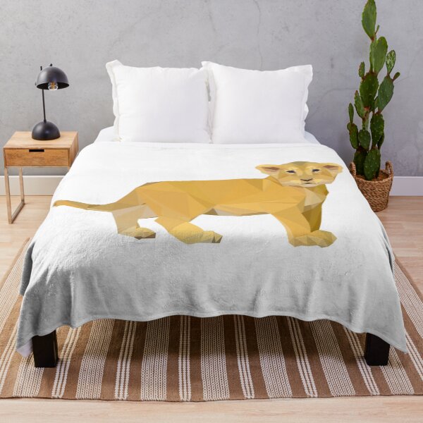 Item preview, Geometric Lion Cub Cartoon designed and sold by Tomward23.