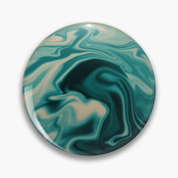 Item preview, Honey Turquoise  - marble abstraction liquid psychedelic designed and sold by Muizz Shaikh.