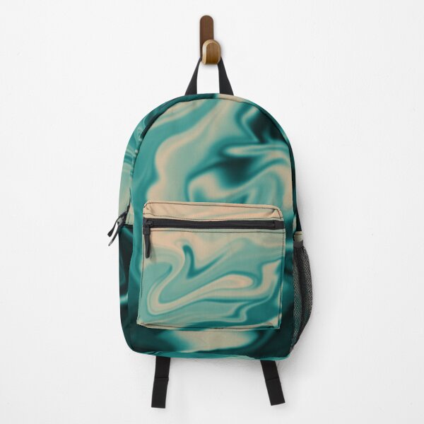 Item preview, Honey Turquoise - marble abstraction liquid psychedelic designed and sold by Muizz Shaikh.