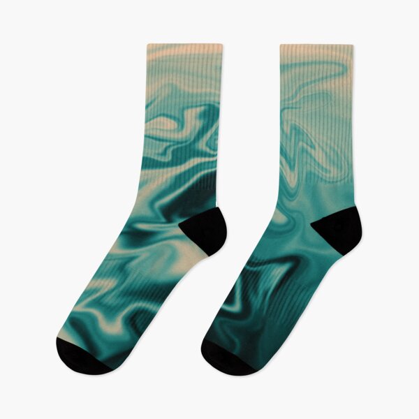 Item preview, Honey Turquoise  - marble abstraction liquid psychedelic designed and sold by Muizz Shaikh.
