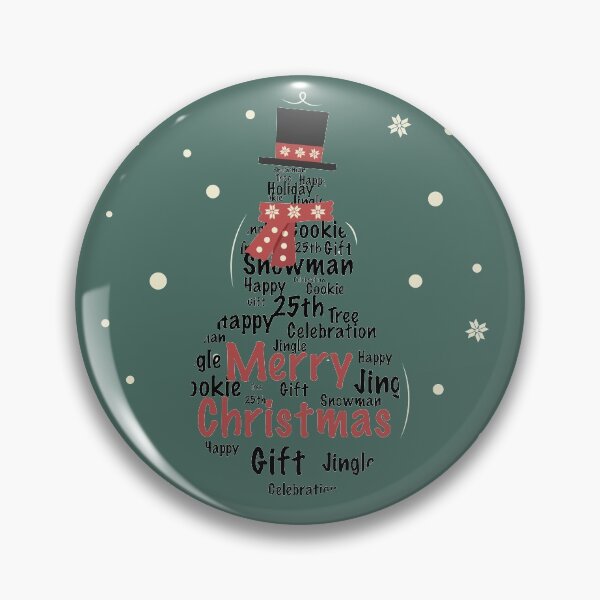 Item preview, Snowman made of Christmas words designed and sold by Evgenija-S.